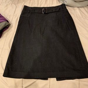 Great condition super straight dark denim skirt